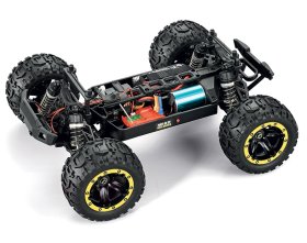 Samochód BlackZon Slyder MT Turbo 1/16 4WD 2S Brushless Żółty | 540213 HPI