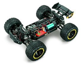 Samochód BlackZon Slyder ST Turbo 1/16 4WD 2S Brushless Żółty | 540219 HPI