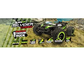 Samochód BlackZon Slyder ST Turbo 1/16 4WD 2S Brushless Zielony | 540214 HPI