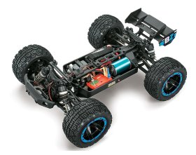 Samochód BlackZon Slyder ST Turbo 1/16 4WD 2S Brushless Niebieski | 540215 HPI