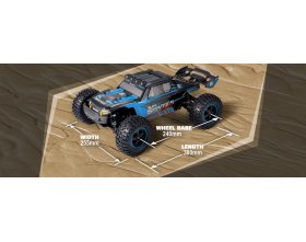 Samochód BlackZon Smyter DT Turbo Desert Truck 1/12 4WD Niebieski | 540254 HPI