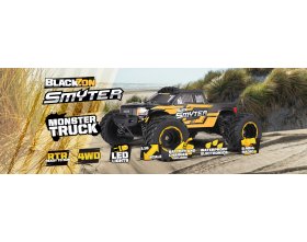 Samochód BlackZon Smyter MT Monster Truck 1/12 4WD Żółty | 540225 HPI