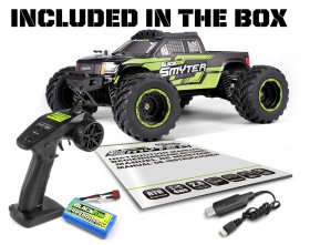 Samochód BlackZon Smyter MT Monster Truck 1/12 4WD Żółty | 540225 HPI