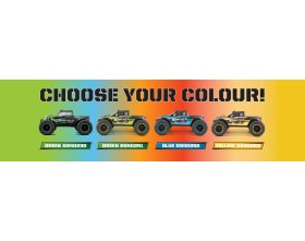 Samochód BlackZon Smyter MT Turbo Monster Truck 1/12 4WD Żółty | 540253 HPI