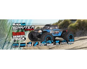 Samochód BlackZon Smyter MT Turbo Monster Truck 1/12 4WD Niebieski | 540252 HPI