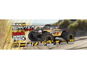 Samochód BlackZon Smyter MT Turbo Monster Truck 1/12 4WD Żółty | 540253 HPI