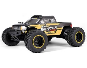 Samochód BlackZon Smyter MT Turbo Monster Truck 1/12 4WD Żółty | 540253 HPI