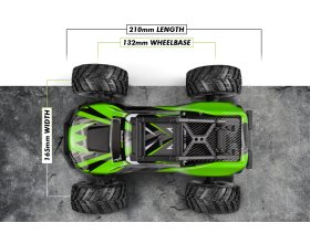 Samochód BlackZon Spryte MT 1/20 4WD 2S Zielony | 540300 HPI