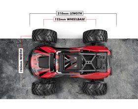 Samochód BlackZon Spryte MT 1/20 4WD 2S Czerwony | 540302 HPI