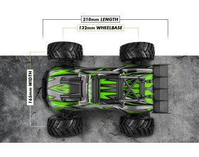 Samochód BlackZon Spryte ST 1/20 4WD 2S Zielony | 540305 HPI