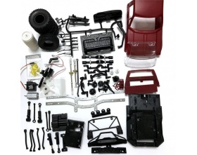 Samochód OFF-ROAD WPL C-14K 1:16 4x4 - KIT - Czerwony