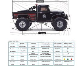 Samochód Zdalnie Sterowany Challenger Crawler Czerwony 1/10 | RGT-EX86170-2 RGT