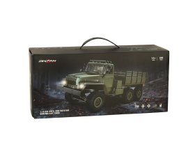 Samochód zdalnie sterowany Ciężarówka Wojskowa Off-Road USSR Military Truck 4WD 1/16 RTR