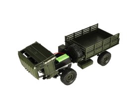 Samochód zdalnie sterowany Ciężarówka Wojskowa Off-Road USSR Military Truck 4WD 1/16 RTR