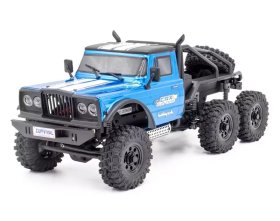Samochód Zdalnie Sterowany CRX18 Truck Trial 6X6 Niebieski 1/18 | 1.CRX18-6WD-FC-BL HOBBYTECH