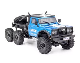 Samochód Zdalnie Sterowany CRX18 Truck Trial 6X6 Niebieski 1/18 | 1.CRX18-6WD-FC-BL HOBBYTECH