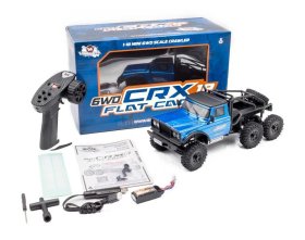 Samochód Zdalnie Sterowany CRX18 Truck Trial 6X6 Niebieski 1/18 | 1.CRX18-6WD-FC-BL HOBBYTECH
