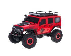 Samochód zdalnie sterowany Jeep 4WD Rock Crawler 1/10 15km/h (czerwony) | 104311 WLTOYS