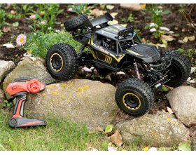 Samochód zdalnie sterowany Rock Crawler metal 2,4GHz 1:8 51cm (czarny)