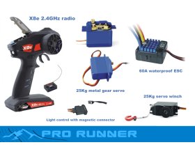 Samochód Zdalnie Sterowany Pro Runner Crawler Zielony 1/10 | RGT-EX86130-3 RGT
