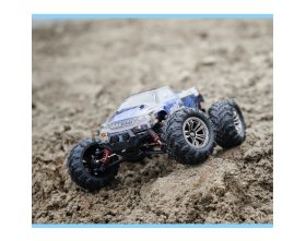 Samochód zdalnie sterowany Q901 Brushless 1/16 2,4GHz 52km/h (niebieski)