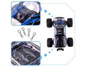 Samochód zdalnie sterowany Q901 Brushless 1/16 2,4GHz 52km/h (niebieski)