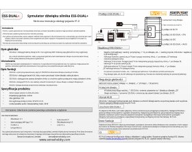 Samochodowy system dźwiękowy ESS-DUAL+ 2017 (2x10W) | SENDUAL SENSE INNOVATIONS