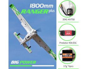 Samolot Ranger 1800mm ARF + Żyroskop Reflex V2 | 4ST18104-A FMS