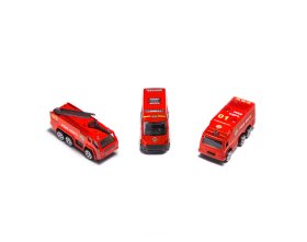 Samolot transportowy + 3 auta straż pożarna