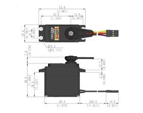 Serwo Cyfrowe Hitec D485HW Wide Voltage 7,5kg/cm 0,15s/60° | 1HI38795