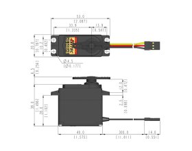 Serwo Cyfrowe Hitec HS-5485HB 6,4kg/cm 0,17s/60° | 1HI3191
