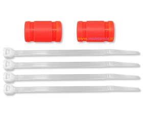 Silikonowy łącznik wydechu 12x20x31mm 1:10 2szt. (różne kolory) | GSC-CMS-10 GS RACING