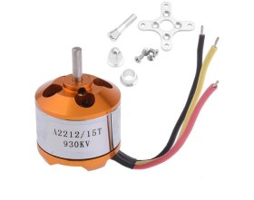 Silnik bezszczotkowy A2212/15T 930KV 2-3S 180W (ciąg 780g)