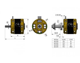 Silnik bezszczotkowy GOLD LINE V3 | 5320/18 AXI
