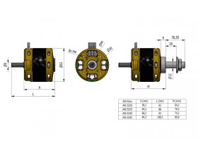 Silnik bezszczotkowy GOLD LINE V3 | 5320/18 AXI