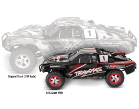 Traxxas Slash 4x4 Short Course Truck 1/16 (czarny) | 70054-8-BLK TRAXXAS