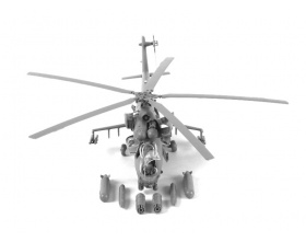 Soviet attack helicopter MIL MI-24 V/VP Hind E 1:72 | Zvezda 7293