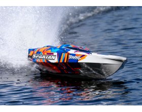 Spartan łódź zdalnie sterowana (pomarańczowa) | 57076-4O TRAXXAS