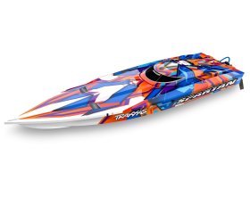 Spartan łódź zdalnie sterowana (pomarańczowa) | 57076-4O TRAXXAS