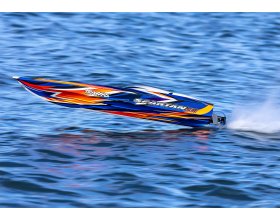 Spartan SR łódź zdalnie sterowana (pomarańczowa) | 103076-4 TRAXXAS