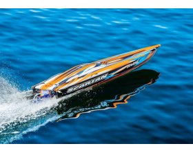 SPARTAN - łódź zdalnie sterowana (pomarańczowa) | 57076-4O TRAXXAS