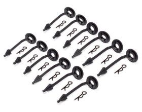 Spinki karoserii + podkładki 8mm 4pcs| HPI 85470