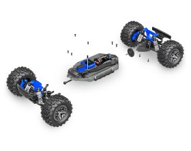 STAMPEDE 4X4 VXL 1/10 BL-2S (niebieski) | 67154-4 TRAXXAS