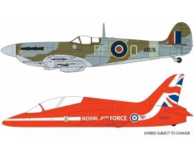 Supermarine Spitfire & RAF Red Arrows Hawk (Best of British) 1:72 | 50187 AIRFIX
