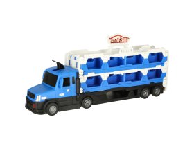 Transporter laweta ciężarówka tor samochodowy XXL + 10 aut (~210cm)