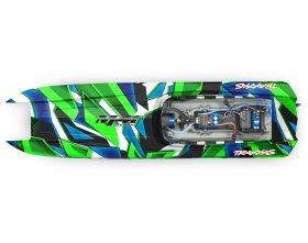 Traxxas DCB M41 Widebody Katamaran Motorówka Zdalnie Sterowana Pomarańczowa 1/10 | 57046-4 TRAXXAS