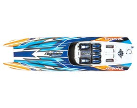 Traxxas DCB M41 Widebody Katamaran Motorówka Zdalnie Sterowana Pomarańczowa 1/10 | 57046-4 TRAXXAS