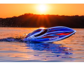 Traxxas Disruptor Motorówka Zdalnie Sterowana Niebieska 756mm | 106064-4 TRAXXAS