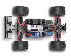 TRAXXAS E-REVO 1/16 (czerwono-niebieski) | 71054-8-RBLU