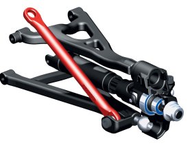 TRAXXAS E-REVO 1/16 (czerwono-niebieski) | 71054-8-RBLU